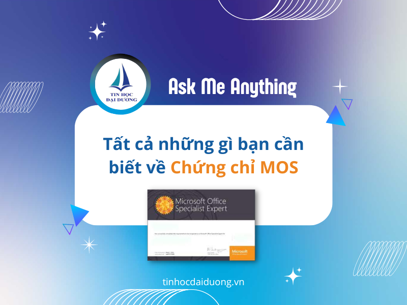 Chứng Chỉ MOS Là Gì?