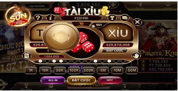 Cơ chế vận hành của Tài Xỉu thường tại Sunwin