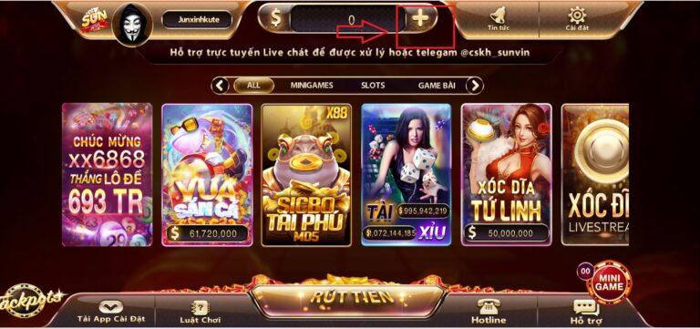 Các bước nhập mã code sunwin tân thủ